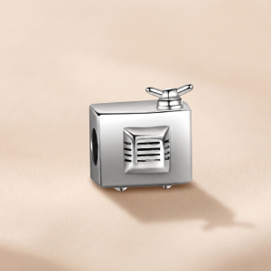 Vintage TV Personalised Photo Charm