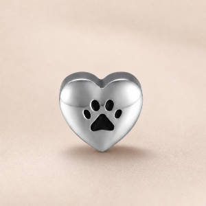 Custom Fur Baby Heart Charm