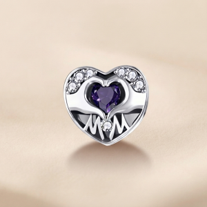 Mom's Heartbeat Charm