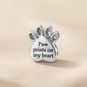 Paw Prints Custom Photo Charm