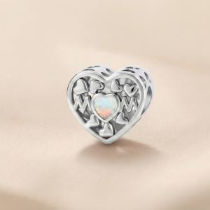 Aurora Heart Charm