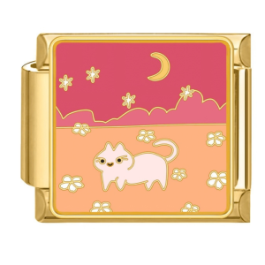 Pink Night Cat
